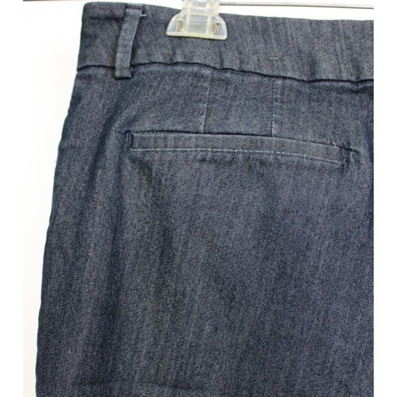 Lee Regular Fit Dress Pants sz 16 Short Grey Jeans Formal Straight Leg Mid Rise - Picture 6 of 8